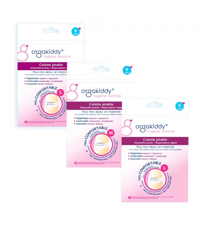 Orgakiddy Culotte Jetable Maternité Taille M X4